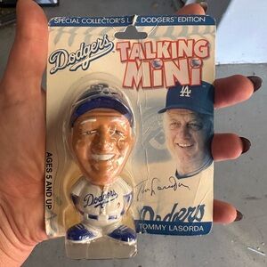 Dodgers Talking Mini Figure - Tommy Lasorda